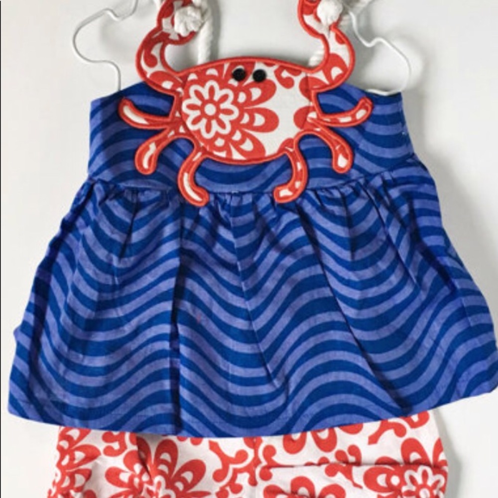 Mud Pie Crab outfit